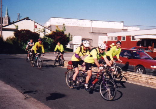 Setting off from Newton Abbot Recreational Trust