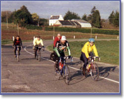 Cycling near Morlaix in Brittany