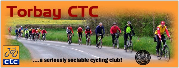 TORBAY CTC - riding to Devons  75th Anniversary