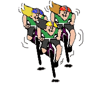 Three Happy bikers