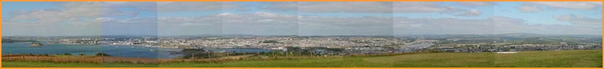 Plymouth panorama from Staddon
